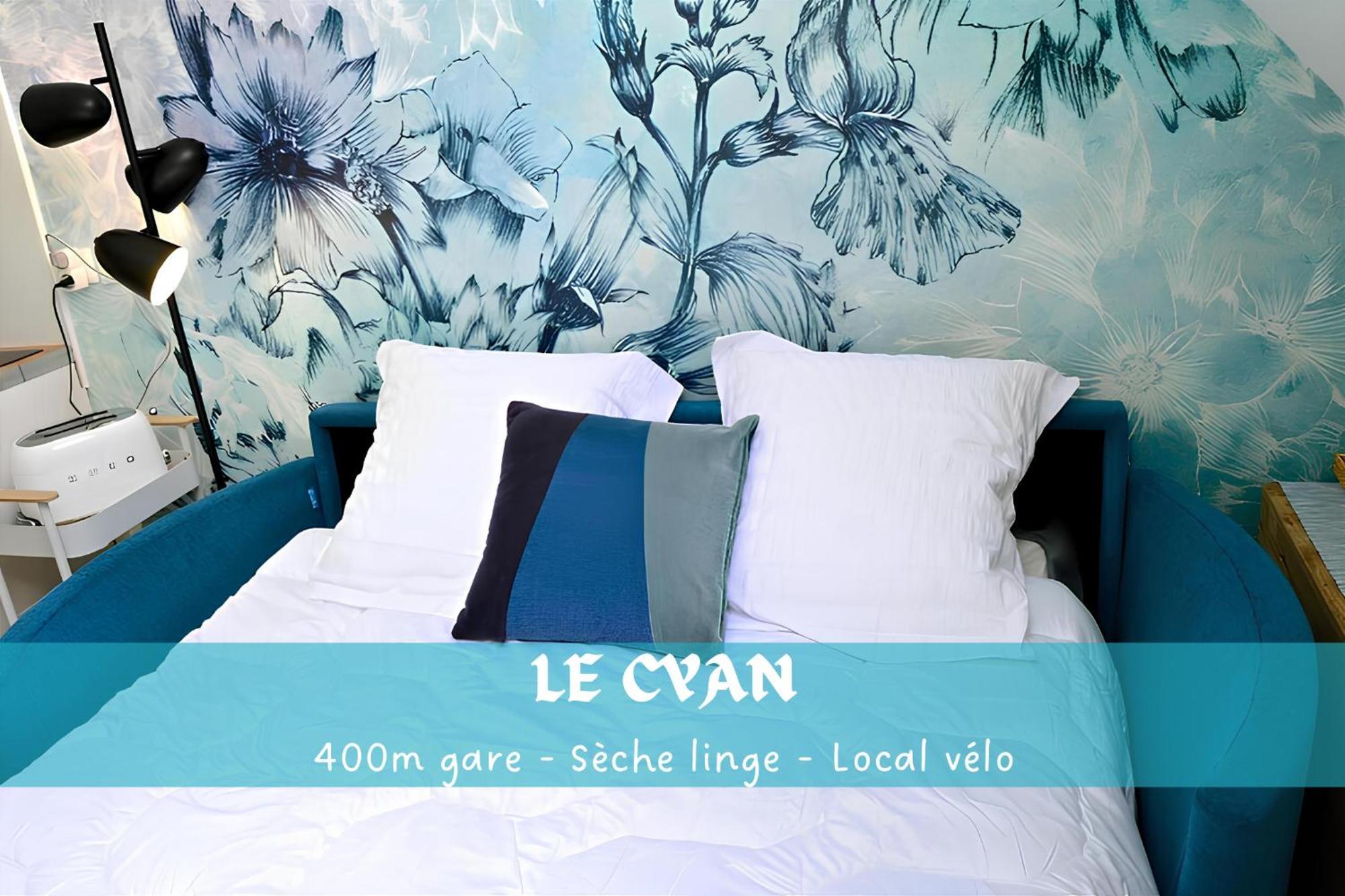 Le Cyan, studio 4min gare et centre ville, local vélo Amiens Exterior foto